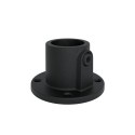 Flangia, rotonda Typ 10E, 48.3 mm, Nero Outdoor (Klemp)