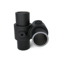Croisement 90° Typ 28E, 48.3 mm, Noir Outdoor (Klemp)