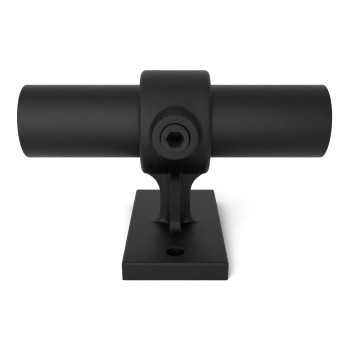Support de main courante Typ 34E, 48.3 mm, Noir Outdoor (Klemp)