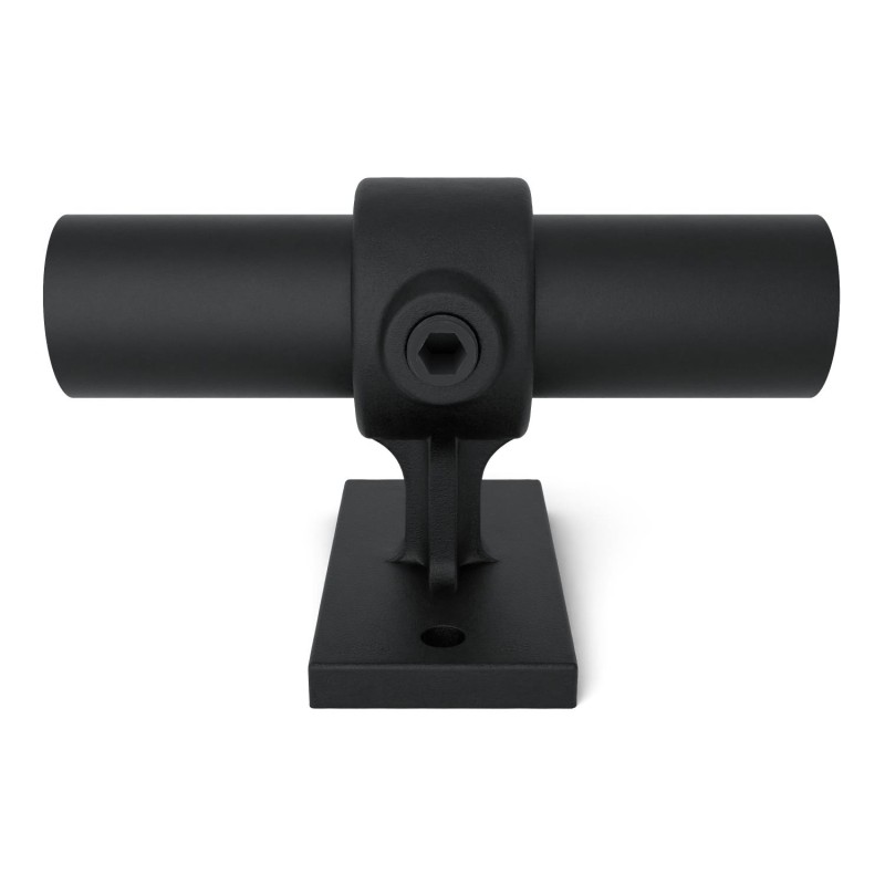 Handrail support Type 34E, 48.3 mm, Black Outdoor (Klemp) - E (48.3 mm)