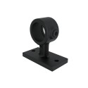 Podpora poręczy Typ 34E, 48.3 mm, Black Outdoor (Klemp)
