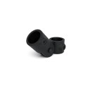 Elenkstück Einfach Typ 44E, 48.3 mm, Schwarz Outdoor (Klemp)