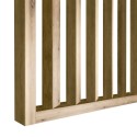 55° Angled Slat Wall Divider - Artisan Oak - 30x60 mm (Klemp)