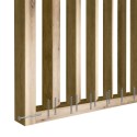 Cloison claustra en tasseaux inclinés à 55° - Chêne Artisan - 30x60 mm (Klemp)