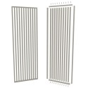 Pared divisoria de listones en ángulo de 55° - Cachemira - 30x60 mm (Klemp)