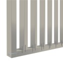 55° Angled Slat Wall Divider - Cashmere - 30x60 mm (Klemp)