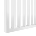 Cloison claustra en tasseaux inclinés à 55° - Blanc - 30x60 mm (Klemp)