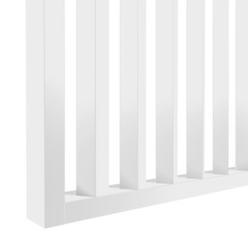 Parete divisoria a doghe inclinate a 55° - Bianco - 30x60 mm (Klemp)