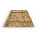 Encimera rústica de madera antigua – a medida (Klemp)
