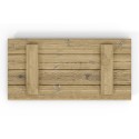 Encimera de madera maciza Madrier en bruto – a medida (Klemp)