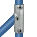 Lang T-stuk 45° Typ 27D, 42,4 mm, Thermisch verzinkt (Klemp) Lang T-stuk 45° Typ 27D, 42,4 mm, Thermisch verzinkt (Klemp)