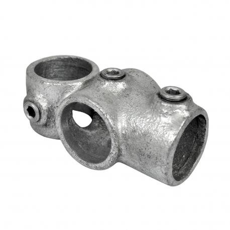 Combi T-kruisstuk Typ 30B, 26,9 mm, Thermisch verzinkt (Klemp) - Ronde buiskoppelingen Combi T-kruisstuk Typ 30B, 26,9 mm, Thermisch verzinkt (Klemp) - Ronde buiskoppelingen