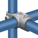 Raccordo a T e croce combinato Typ 30E, 48,3 mm, Zincato (Klemp) Raccordo a T e croce combinato Typ 30E, 48,3 mm, Zincato (Klemp)