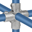 Add-on Four Socket Cross Typ 26OE, 48,3 mm, Galvanized (Klemp) Add-on Four Socket Cross Typ 26OE, 48,3 mm, Galvanized (Klemp)