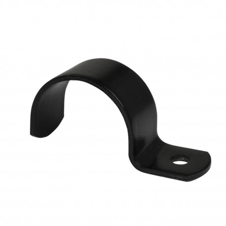 Kapbeugel Typ 100A, 21,3 mm, Zwart (Klemp) - Zwarte buiskoppelingen Kapbeugel Typ 100A, 21,3 mm, Zwart (Klemp) - Zwarte buiskoppelingen