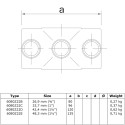 Krzyżak dwugniazdowy Typ 22B, 26,9 mm, Czarny (Klemp) Krzyżak dwugniazdowy Typ 22B, 26,9 mm, Czarny (Klemp)