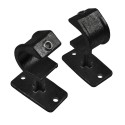 Support de main courante, ouvert Typ 35C, 33,7 mm , Le noir (Klemp) Support de main courante, ouvert Typ 35C, 33,7 mm , Le noir (Klemp)