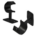 Handrail Support, open Typ 35C, 33,7 mm , Black (Klemp) Handrail Support, open Typ 35C, 33,7 mm , Black (Klemp)