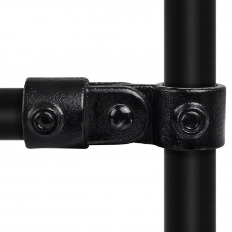 Enkel scharnierstuk Typ 44B, 26,9 mm, Zwart (Klemp) Enkel scharnierstuk Typ 44B, 26,9 mm, Zwart (Klemp)