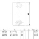 Złączka prosta mufa Typ 8B, 26,9 mm, Czarny (Klemp) Złączka prosta mufa Typ 8B, 26,9 mm, Czarny (Klemp)