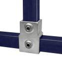 Raccordo a T corto Typ 2S, 40 mm, Zincato (Klemp) Raccordo a T corto Typ 2S, 40 mm, Zincato (Klemp)