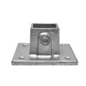Reposapiés cuadrado Typ 10S, 40 mm, Galvanizado (Klemp) Reposapiés cuadrado Typ 10S, 40 mm, Galvanizado (Klemp)