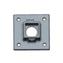 Reposapiés cuadrado Typ 10S, 40 mm, Galvanizado (Klemp) Reposapiés cuadrado Typ 10S, 40 mm, Galvanizado (Klemp)