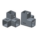 Three-way elbow 90° Typ 18S, 40 mm, Galvanized (Klemp) Three-way elbow 90° Typ 18S, 40 mm, Galvanized (Klemp)