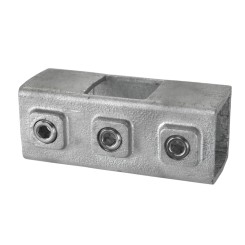 Two Socket Cross Typ 22S, 40 mm, Galvanized (Klemp)