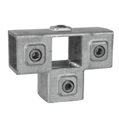 T-stuk met zij-uitgang Typ 24S, 40 mm, Thermisch verzinkt (Klemp)