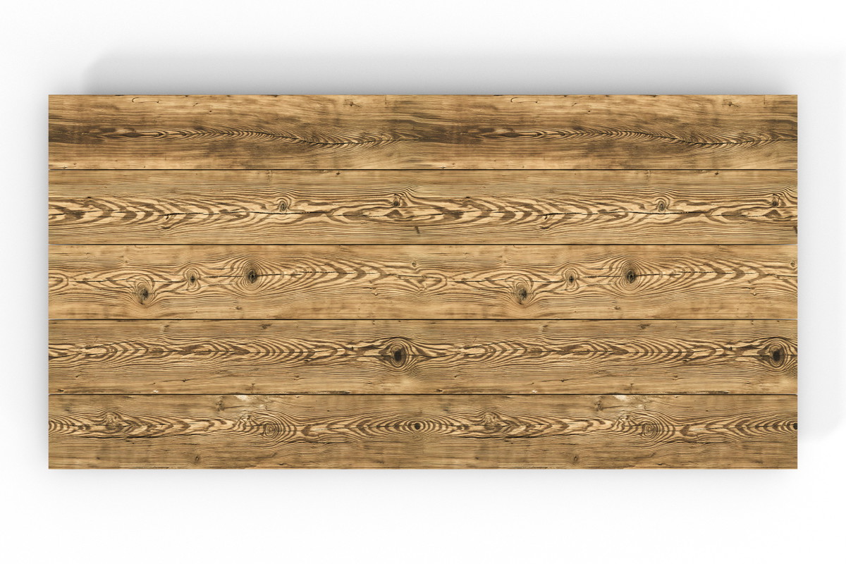 Estructura natural de madera procedente de vigas antiguas