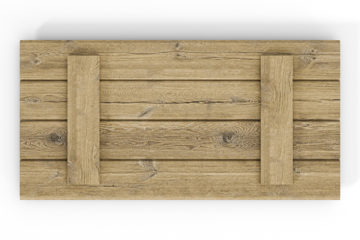 Encimera Madrier única de madera antigua