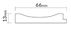 Linker afwerkstrip