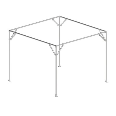 metal pergola 300x300x230