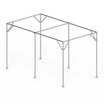 metal pergola 400x225x230