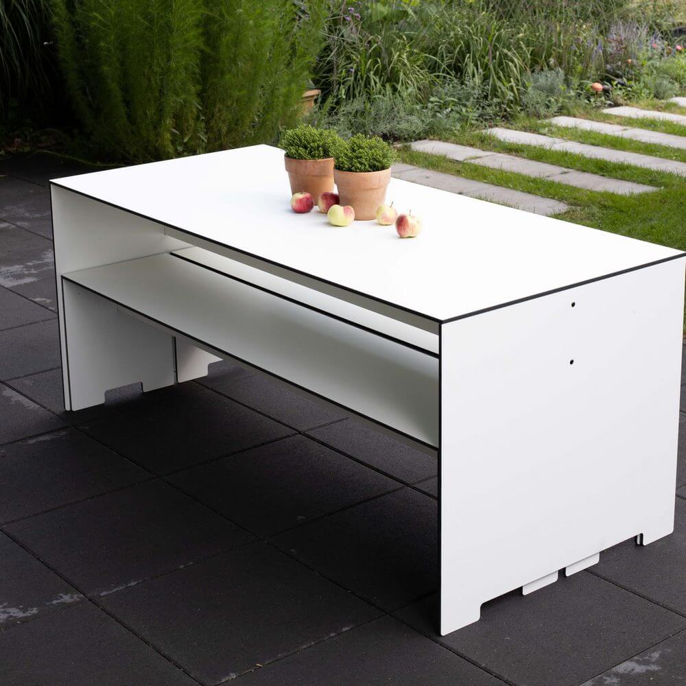 Ensemble de jardin fonctionnel Cube – table avec bancs